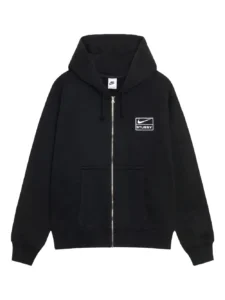 hoodie con cierre en colaboración con Stussy