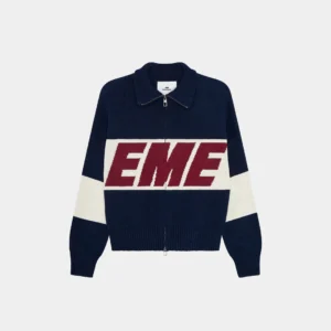 Campera Eme Studios Thrill Navy Knit