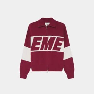 Campera Eme Studios Thrill Burgundy Knit