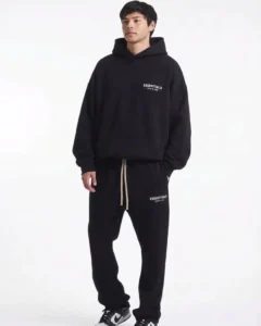 Pantalon Fear Of God Essentials Sweatpants Fleece Black White